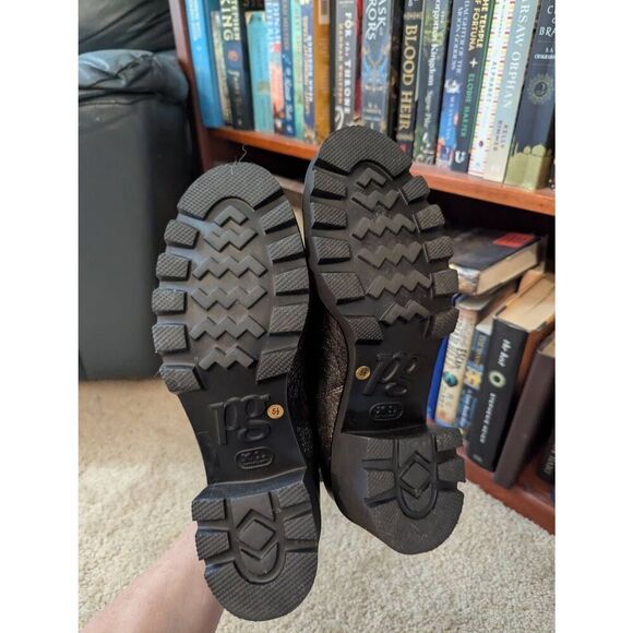 New $500 Paul Green Jada Lug Sole Chelsea Boot PLATFORM CHUNKY GUNMETAL US 5.5 - Picture 6 of 6